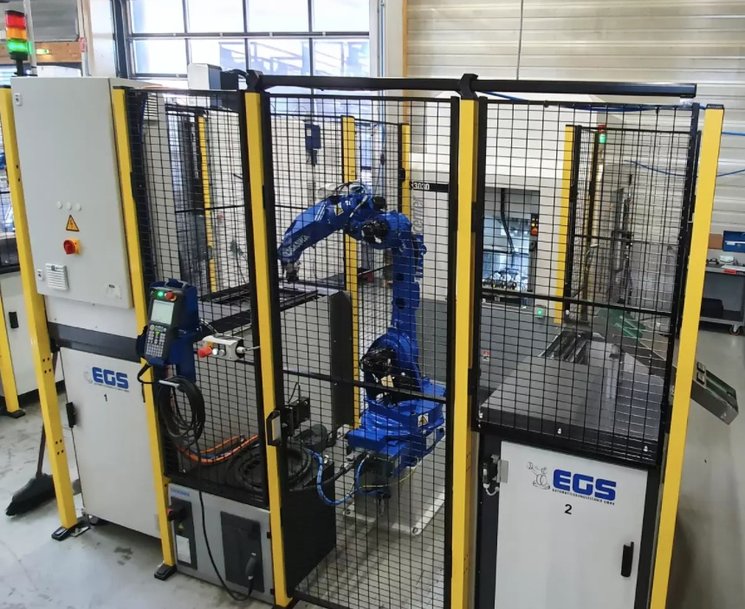 MOTOMAN robots and EGS palletising systems automate Fintes machine tool in Hittisau